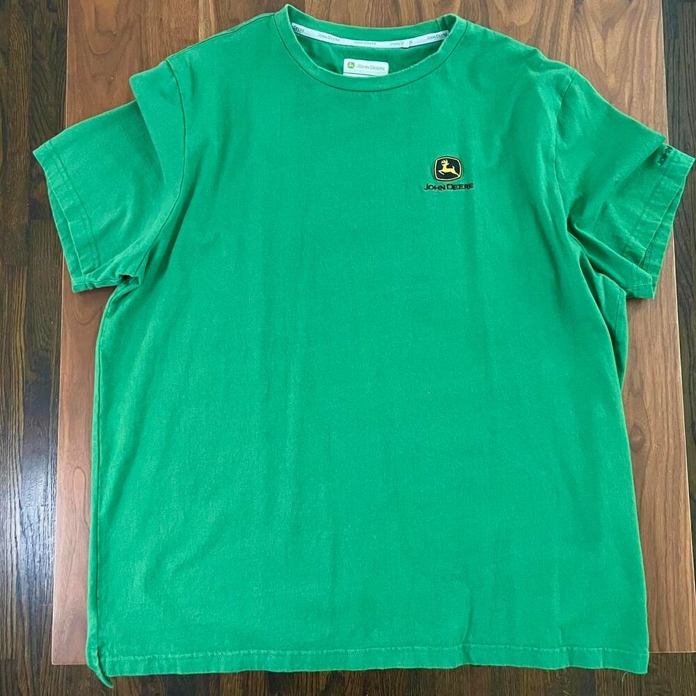 John Deere Green Embroidered Logo Oversized T-shirt XL